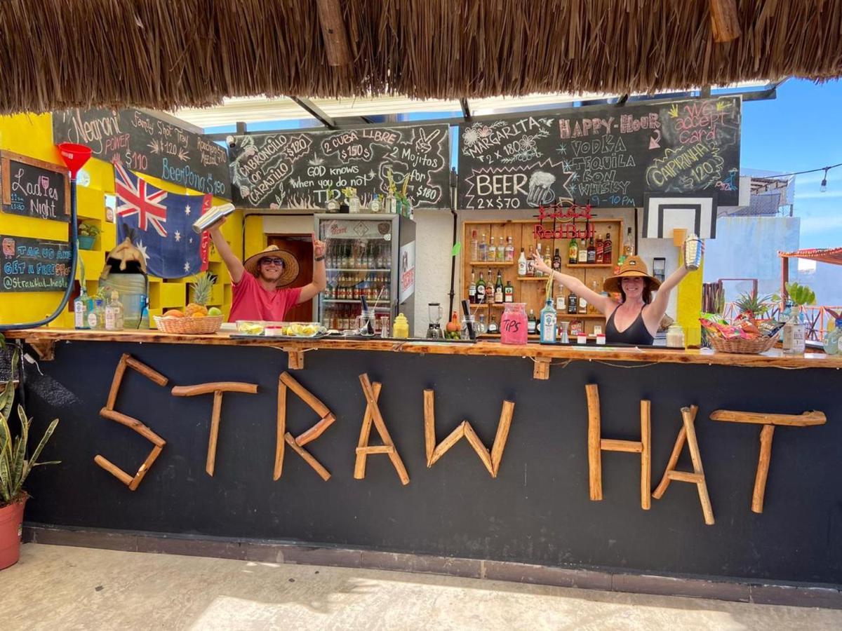 Straw Hat Hostel & Rooftop Bar Tulum Exterior foto