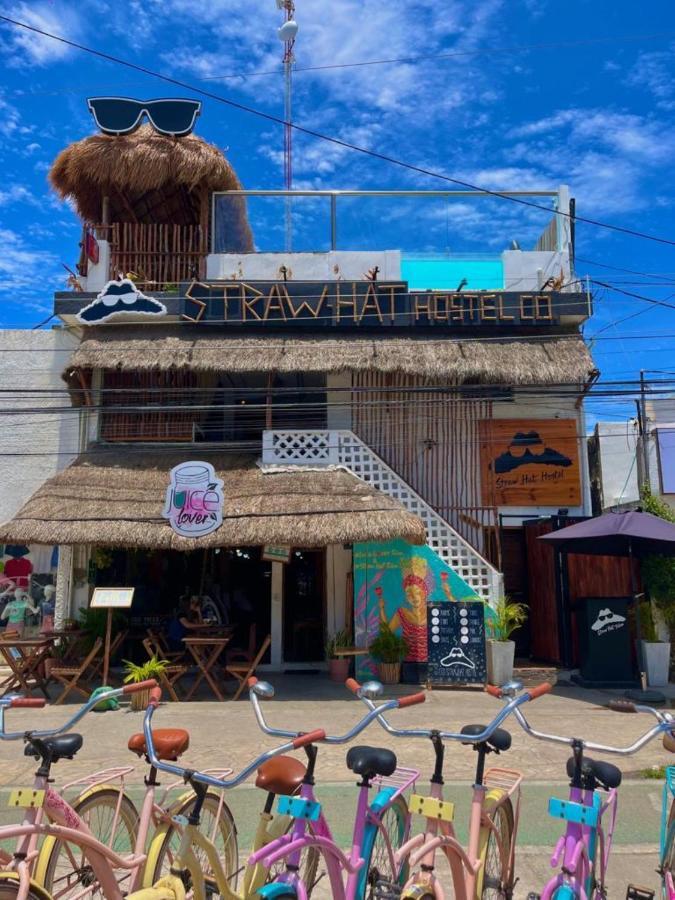 Straw Hat Hostel & Rooftop Bar Tulum Exterior foto