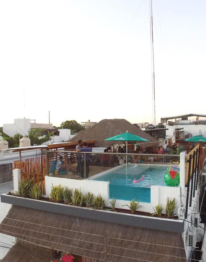 Straw Hat Hostel & Rooftop Bar Tulum Exterior foto